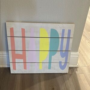 Hobby Lobby “Happy” Wall Art